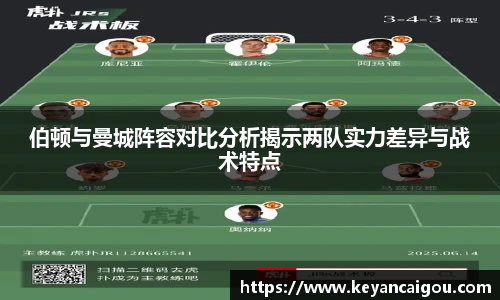 伯顿与曼城阵容对比分析揭示两队实力差异与战术特点